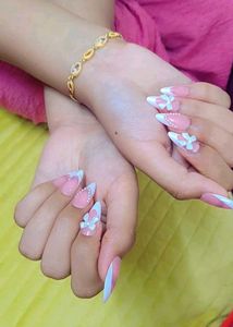 Cute Press On Nails 24 Reusable