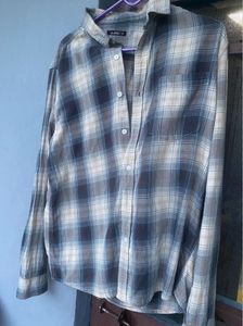 unisex Plaid Long Sleeve Shirt