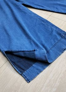 Flared Corset Look Denim