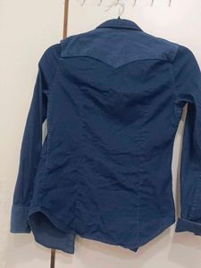 Levi's Blue Denim Western Shirt