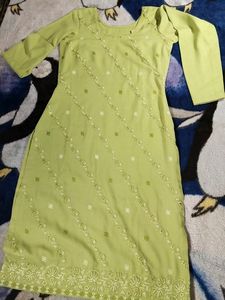 Fully Embedded Panjali Suit With Pure Dupatta