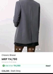 Classic Grey Blazer