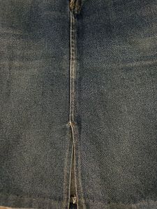 Branded Blue Denim Skirt