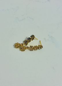 Sparkling Gemstone Dangle anti tarnish Earrings
