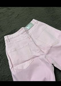 Pink cargo jeans and 5 briefs