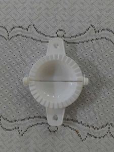 Set of 4 White Dough Gujiya Press Molds