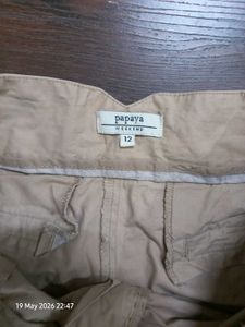 Tan Casual Shorts