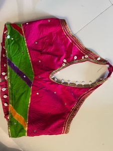NAVRATRI🌺🎉Vibrant Patchwork Blouse
