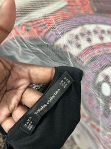Boho Embroidered Black Dress