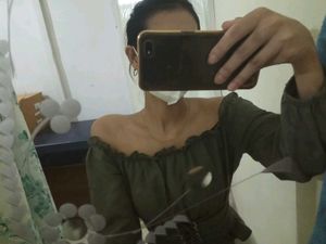 Olive Green Off-Shoulder Corset Top