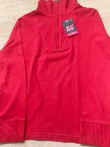 Red H&M Pullover Sweater