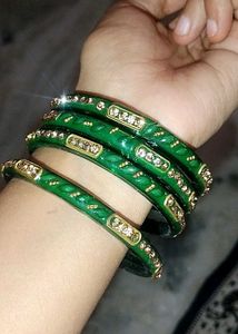 Vibrant Beaded Bangles