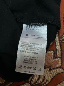 Men's Black Hugo Boss Polo Shirt