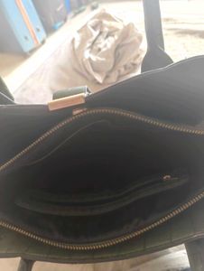 Chic Crocodile Textured Tote Bag