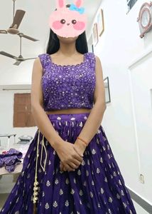 Vibrant Blue Ethnic lehenga