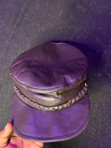 Stylish Leather Cap for Women
