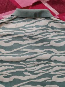 Fast Track Polo T-Shirt - Zebra Print