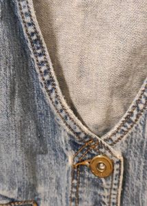 vintage denim vest