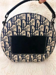 Chic Round Monogram Crossbody Bag