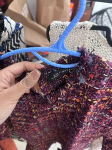 Stylish Tweed Peplum Dress