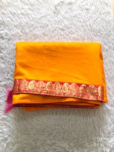 Golden Yellow Saree(Women’s)