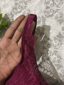 Enamor Lace Trimmed Bra