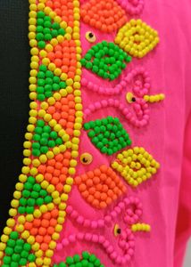 Vibrant Pink Embroidered Kurta