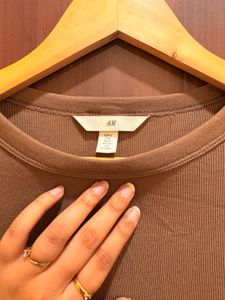 H&amp;M Long Sleeve Crew Neck Top