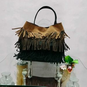 Boho Fringed Shoulder Bag
