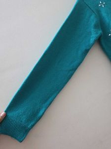 sea green colour cardigan