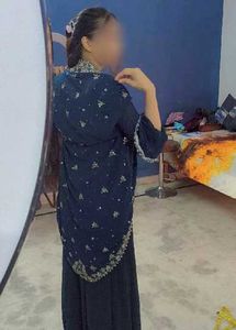 sarara blouse and sarg 3 pics totally hand work
