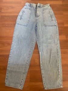 Light Wash Wide Leg Jeans