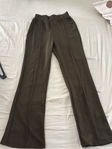 Olive Green Flare Leggings