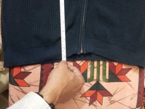 Men's Navy Blue Zip-Up Jacket