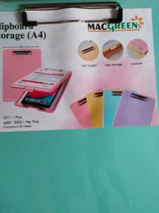 Clipboard. With Storage A4 size