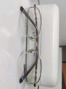 Stylish Gold-Rimmed Eyeglasses