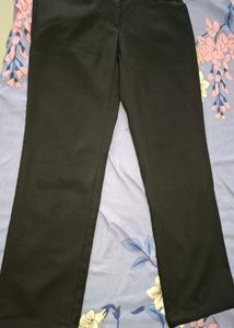 Classic Black Straight Leg Trousers