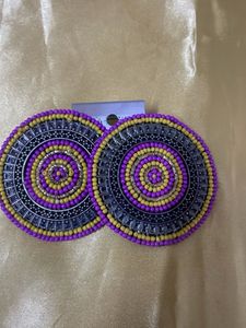 Boho Round Mandala Earrings