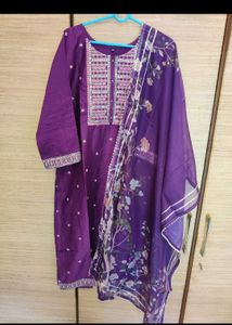Combo Of Kurta Set And Necklace