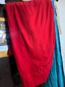 Vibrant Floral Kurta Set with Red Pants