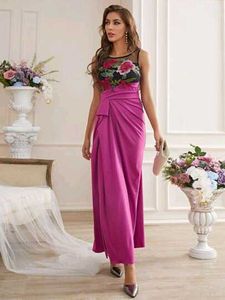 Elegant Floral Embroidered Dress
