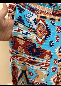 Boho printed palazzo pant