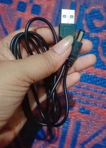 USB to DC Barrel Jack Adapter Cable