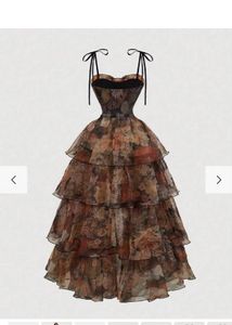 2in1 dress Floral Corset