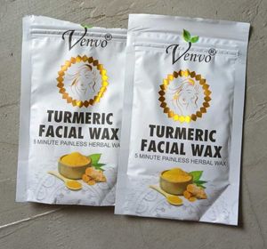 Turmeric Facial Wax & stripes