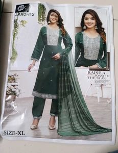 Elegant Embroidered Kurta Set with dupatta