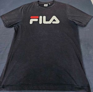 FILA Logo T-Shirt | Black | Original | Men's