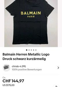 BALMAIN PARIS TSHIRT