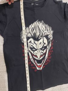Joker Graphic Print Black T-Shirt