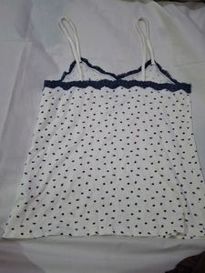 Cute Navy flower print Cami Top